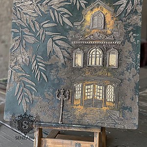 Трафарет - набор Усадьба - Фотография интерьере 11