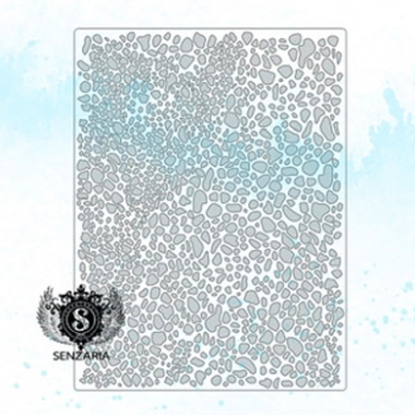 Трафарет - Мелкая галька Трафарет - Мелкая галька