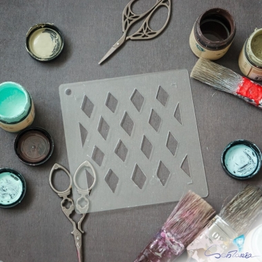 Трафарет - Ромбики