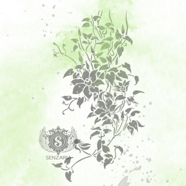 Трафарет - Клематис