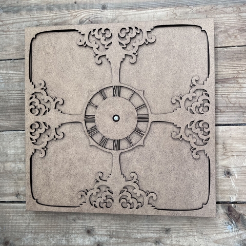 Мастер-класс - Зеркальные часы "Матильда"